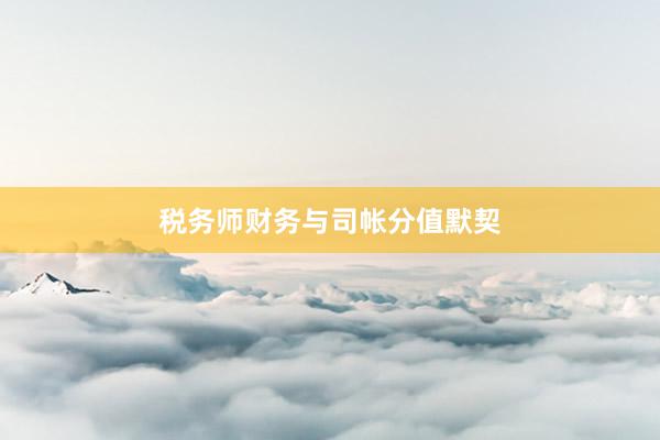 税务师财务与司帐分值默契